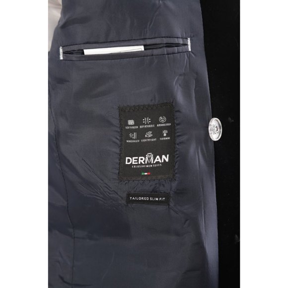 Derman Double Breasted Darkblue Classic Tuxedo - Picture 4 of 5